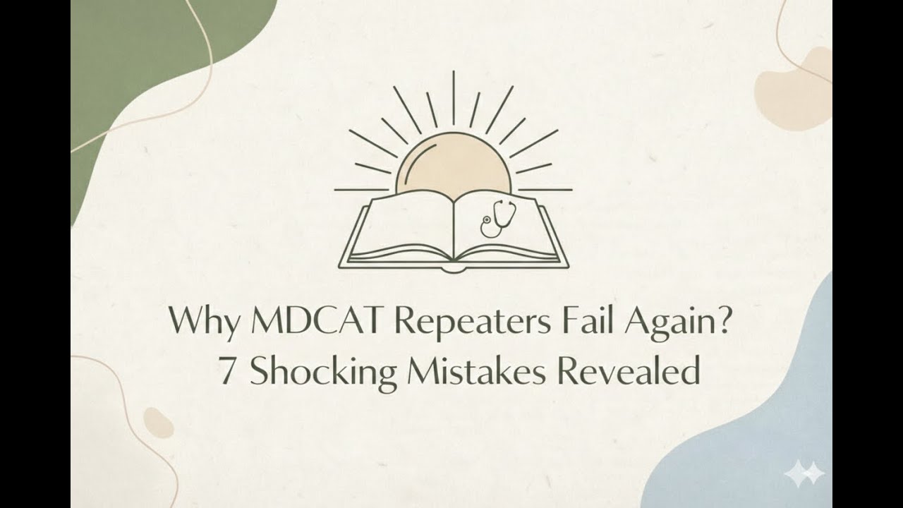 7 Biggest Mistakes MDCAT Repeaters Make (Don&rsquo;t Repeat These in 2026!) #MDCAT #MDCATRepeater