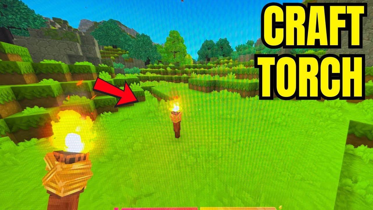 Как сделать факел в Hytale