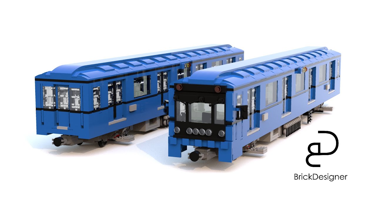 LEGO MOC - WANNA GET ONE? SUPPORT ON LEGO IDEAS!! Budapest M3 Metro (MMZ 81-717.2M & 81-714.2M)