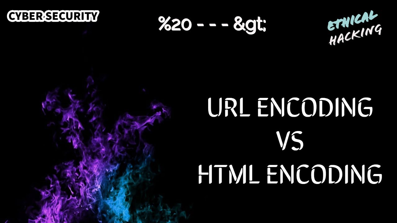 URL Encoding VS HTML Encoding | Cyber Security