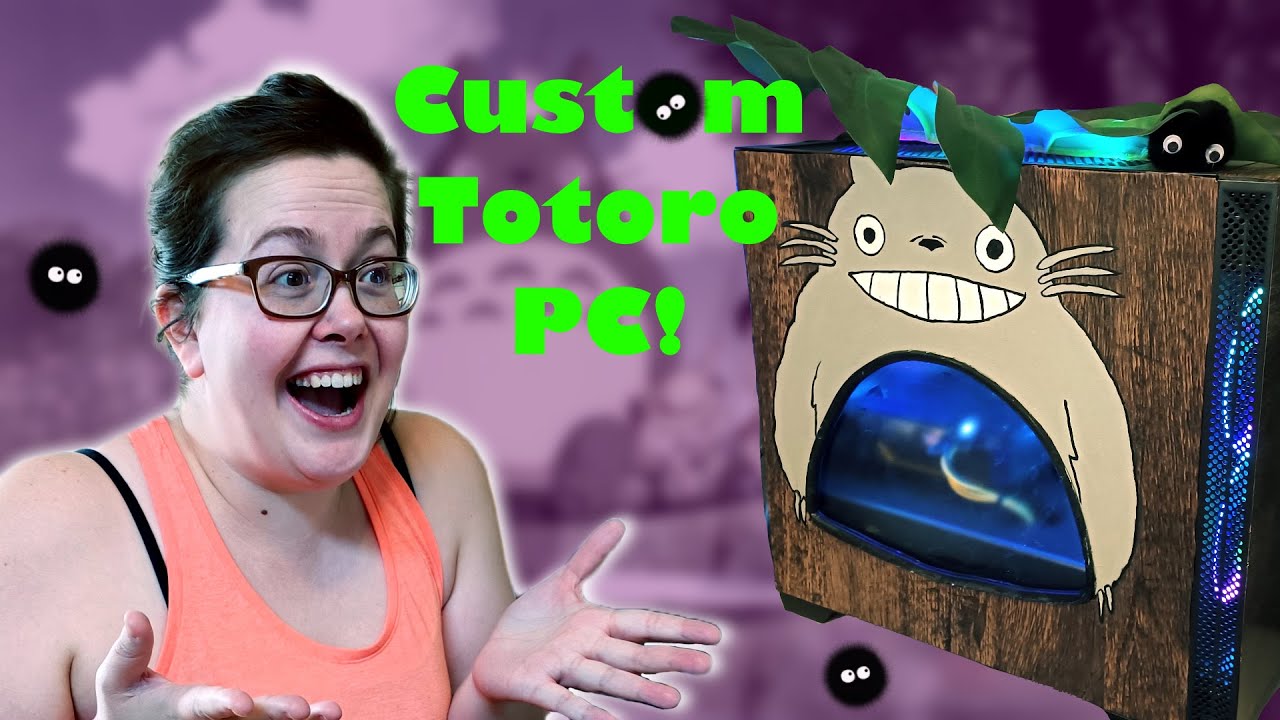 Creating a Unique Totoro PC Case Mod for My Wife! 🖥️💕