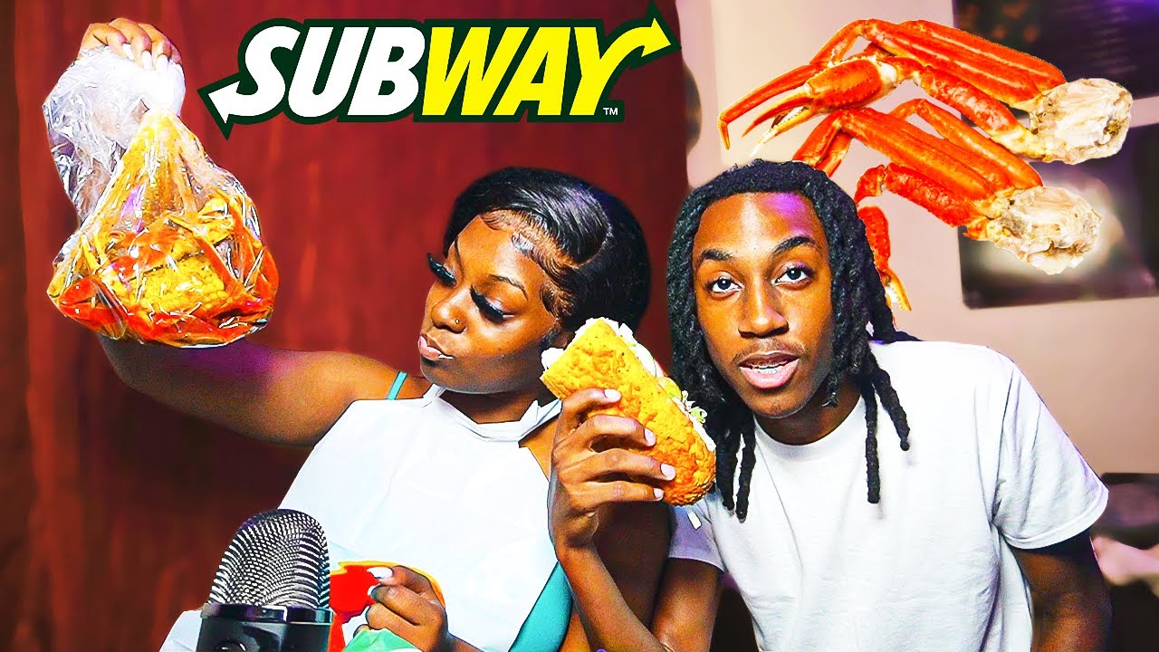 SUBWAY & SEAFOOD MUKBANG! HOW WE LOST OUR V-CARDS?!