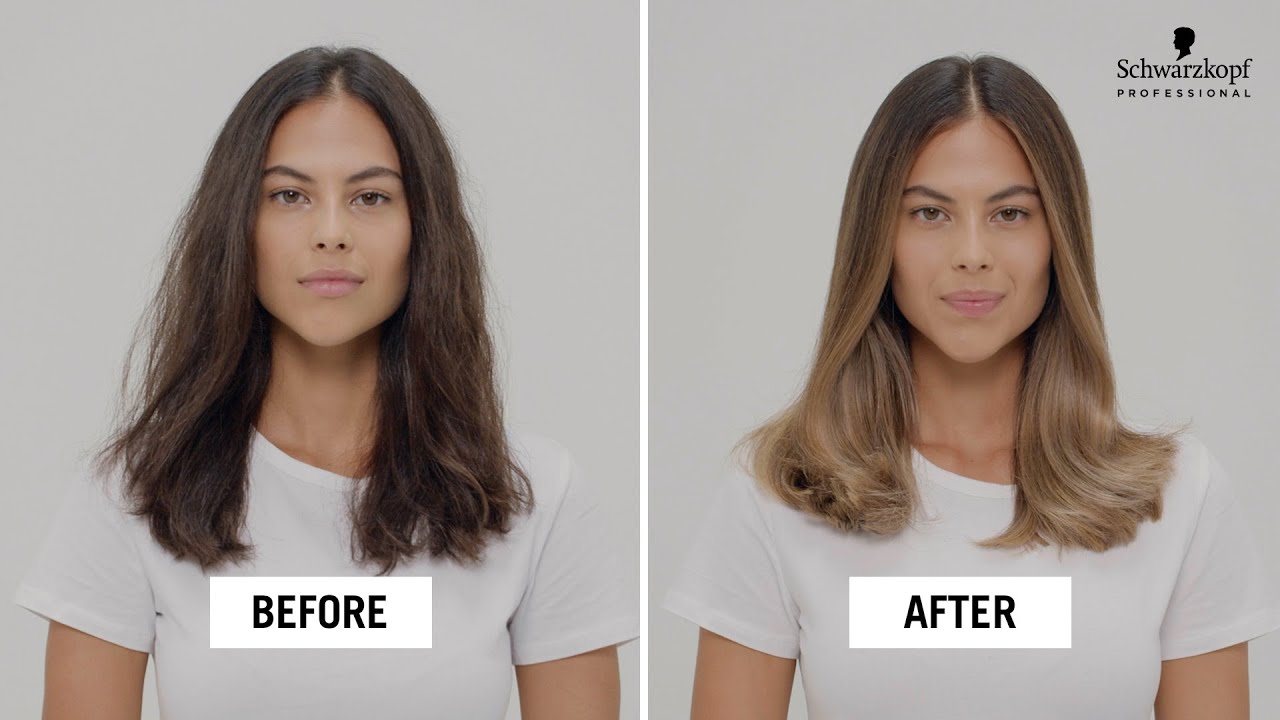 Hair How to: Create an illuminated BLONDME | Freehand balayage technique