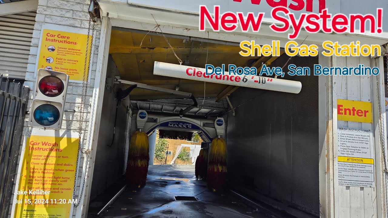 *New* Ryko Softgloss MAXX 5 Car Wash | Shell Del Rosa Ave, San Bernardino