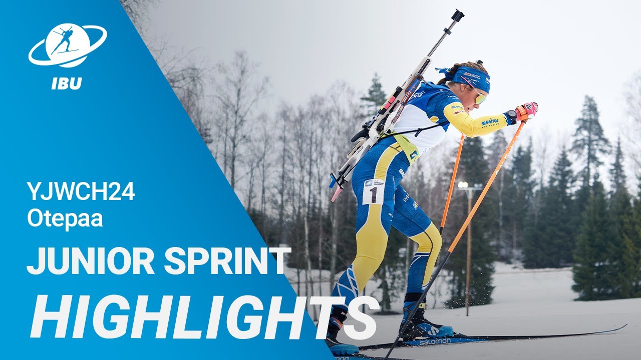 YJWCH24 Otepaa: Junior Women Sprint Highlights