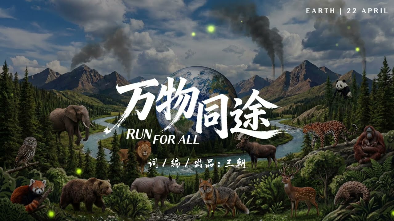 【官方MV】万物同途 (Run for All) - 世界地球日 Earth Challenge 官方主题曲 | 三朝