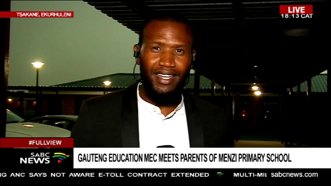 Lesufi visits Menzi Primary following robbery
