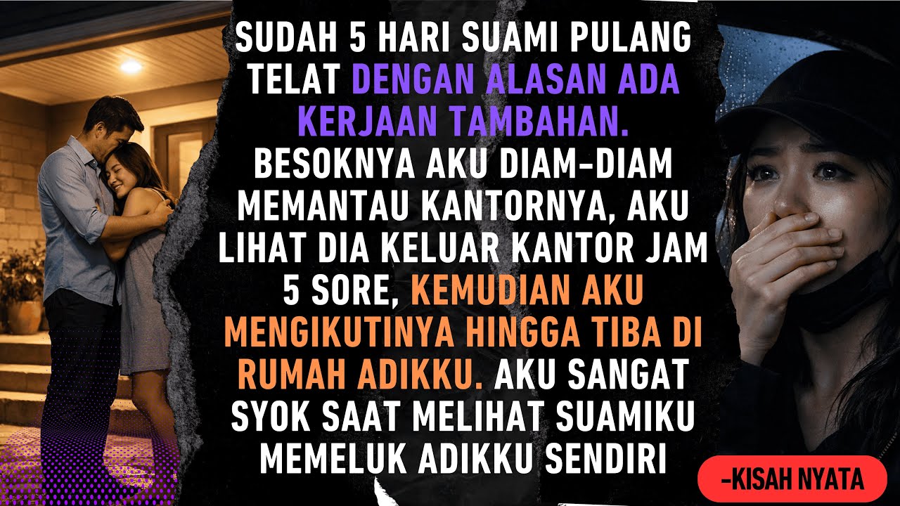 5 HARI SUAMI PULANG TELAT… AKU IKUTI DIAM DIAM, DAN KEBENARANNYA MENGHANCURKANKU.