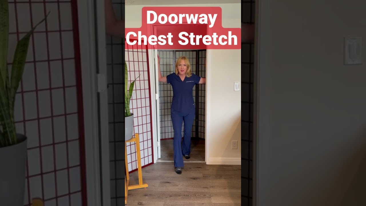 Doorway Chest Stretch  #stretching #stretch #chest #healthy #exercise #chiropractic #acupuncture