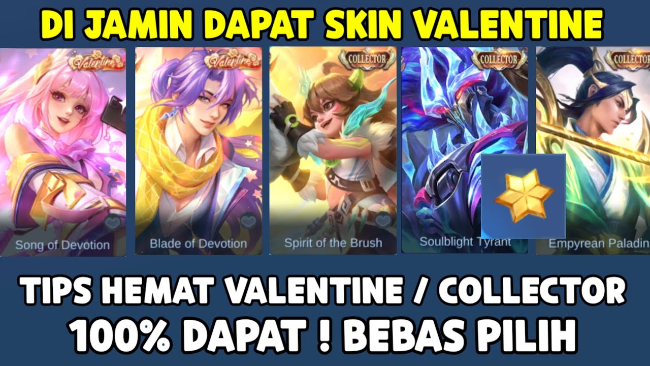 JANGAN SALAH ! TIPS HEMAT DI JAMIN DAPAT SKIN VALENTINE & COLLECTOR BEBAS PILIH ! PAKE COA