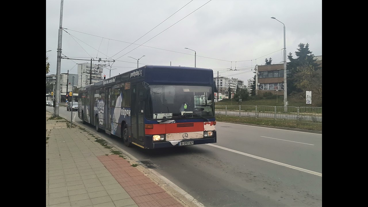 {Sound} Mercedes-Benz O405GN- B 0951 KP- ex. KI-AV 444- line 7