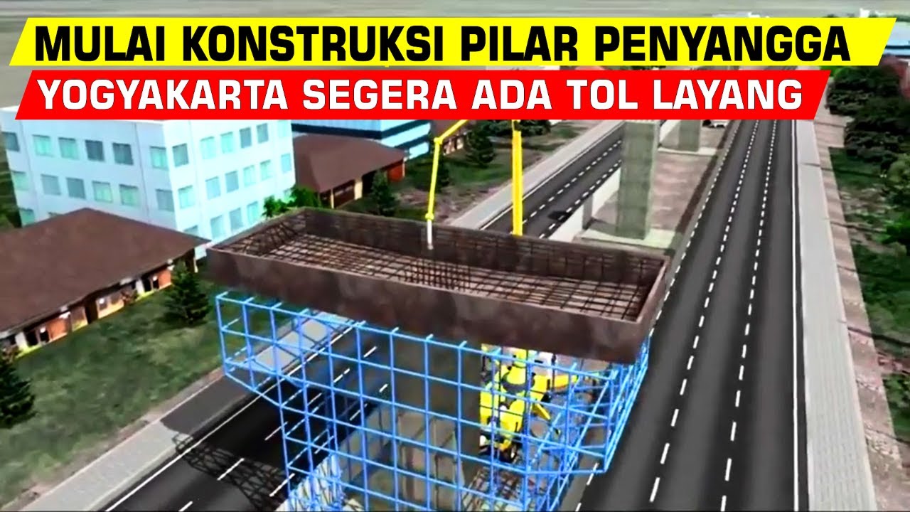 TERBARU ! PEMBANGUNAN TOL LAYANG JOGJA-SOLO DI ATAS RING ROAD MAKIN CEPAT! MULAI KONSTRUKSI PILAR