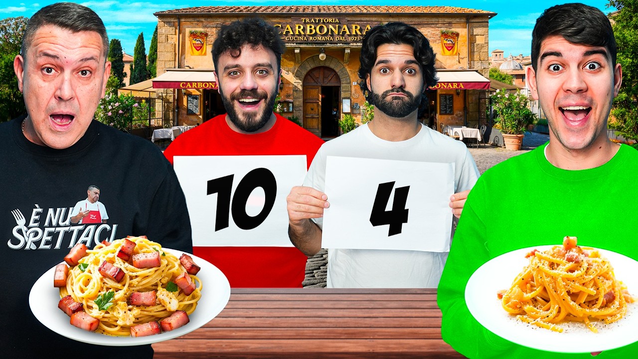🍝 Chi Cucina LA CARBONARA MIGLIORE? SHALE vs CHEF FRANCO