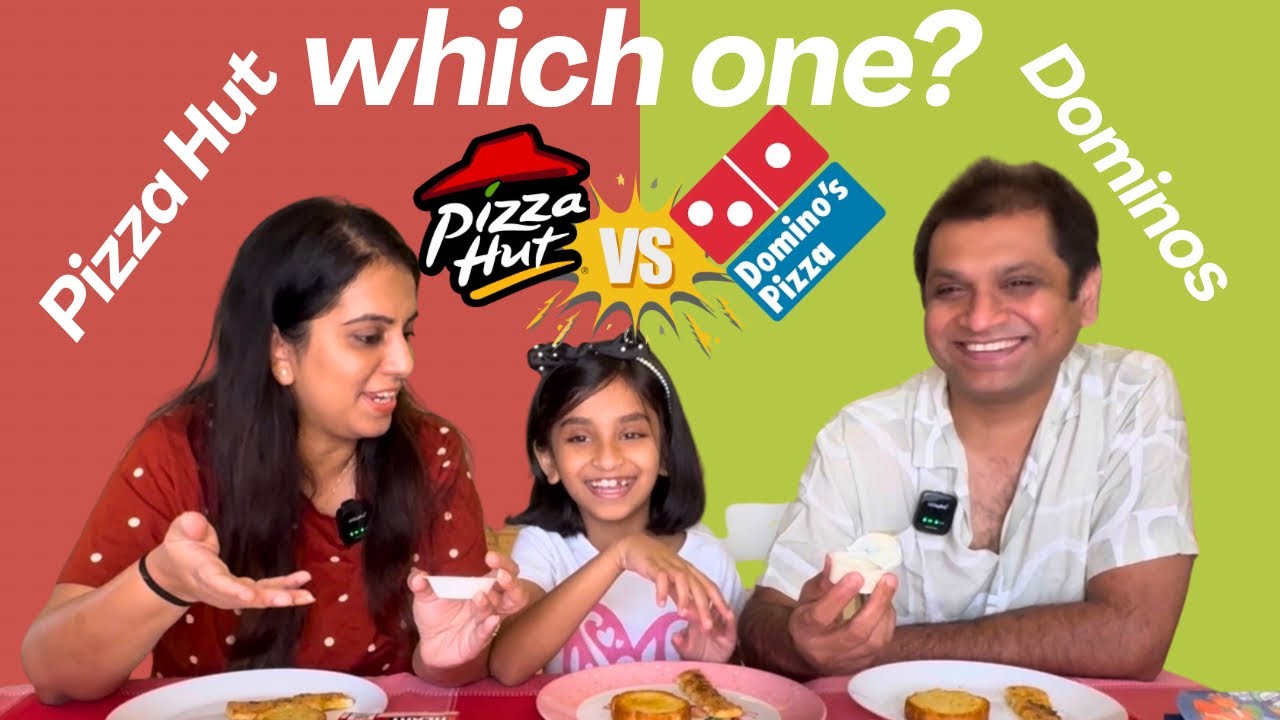 Dominos vs Pizza Hut India | Family Review & Price Comparison | Best Pizza ?🍕