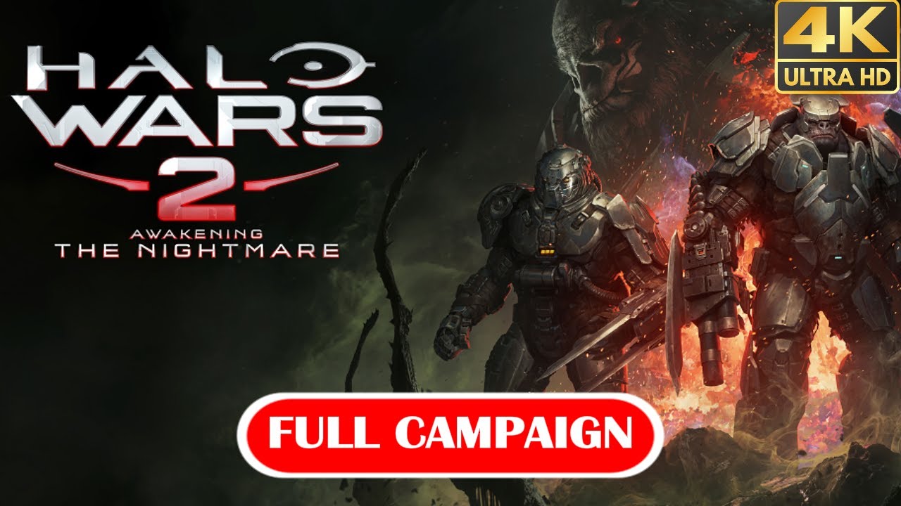 Halo Wars 2: Awakening the Nightmare | Full Campaign | No Commentary | 4K Ultra HD 60FPS