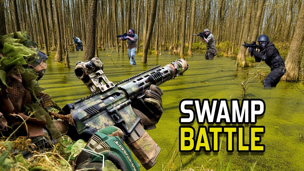 SILENTLY Sniping Airsofters While Hidden In A SWAMP 🐊💀