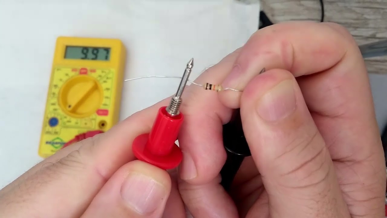 Como medir resistor com multímetro digital