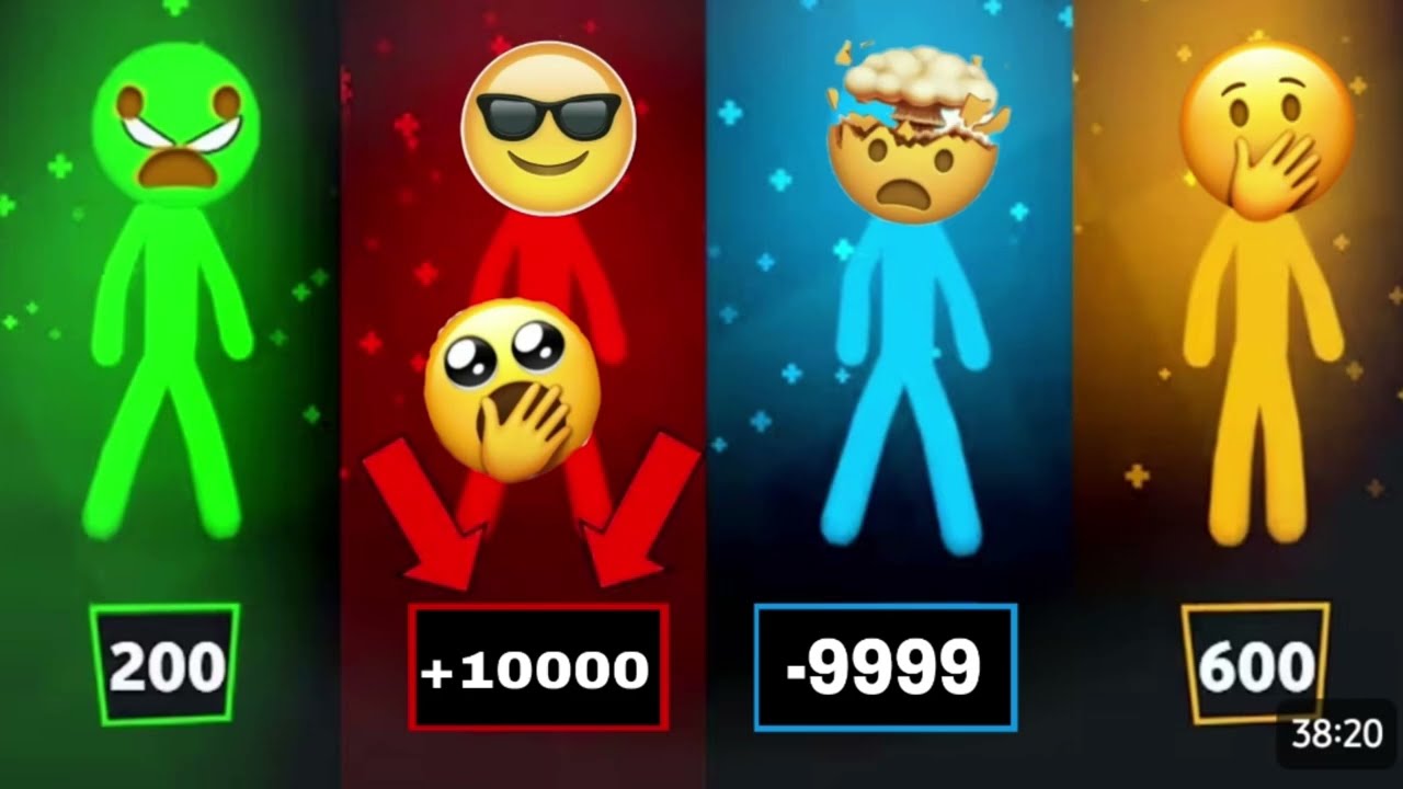 STICKMAN PARTY: +999 SCORE CRAZY MOMENTS! 🤯🔥