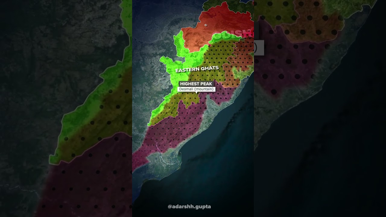 Geography of Odisha ⛰️🏞️