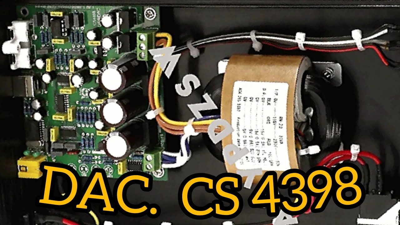 Настольный audio цап  на cs4393  в место портативного аудио усилителя на USB TypeC