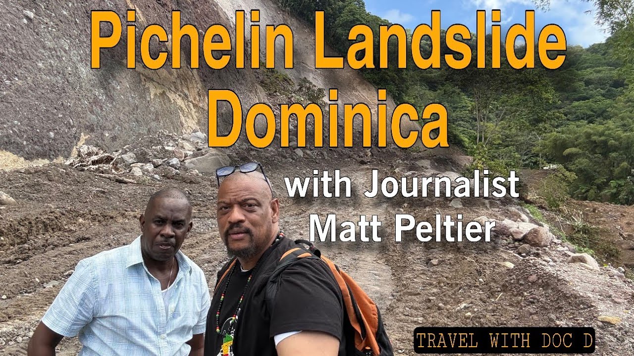 Landslide In Pichelin, Dominica 
