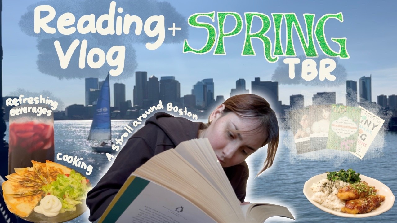 Reading vlog | Spring TBR, reading soapy manga, ocean adventures, cooking, going for walks ❤️📚