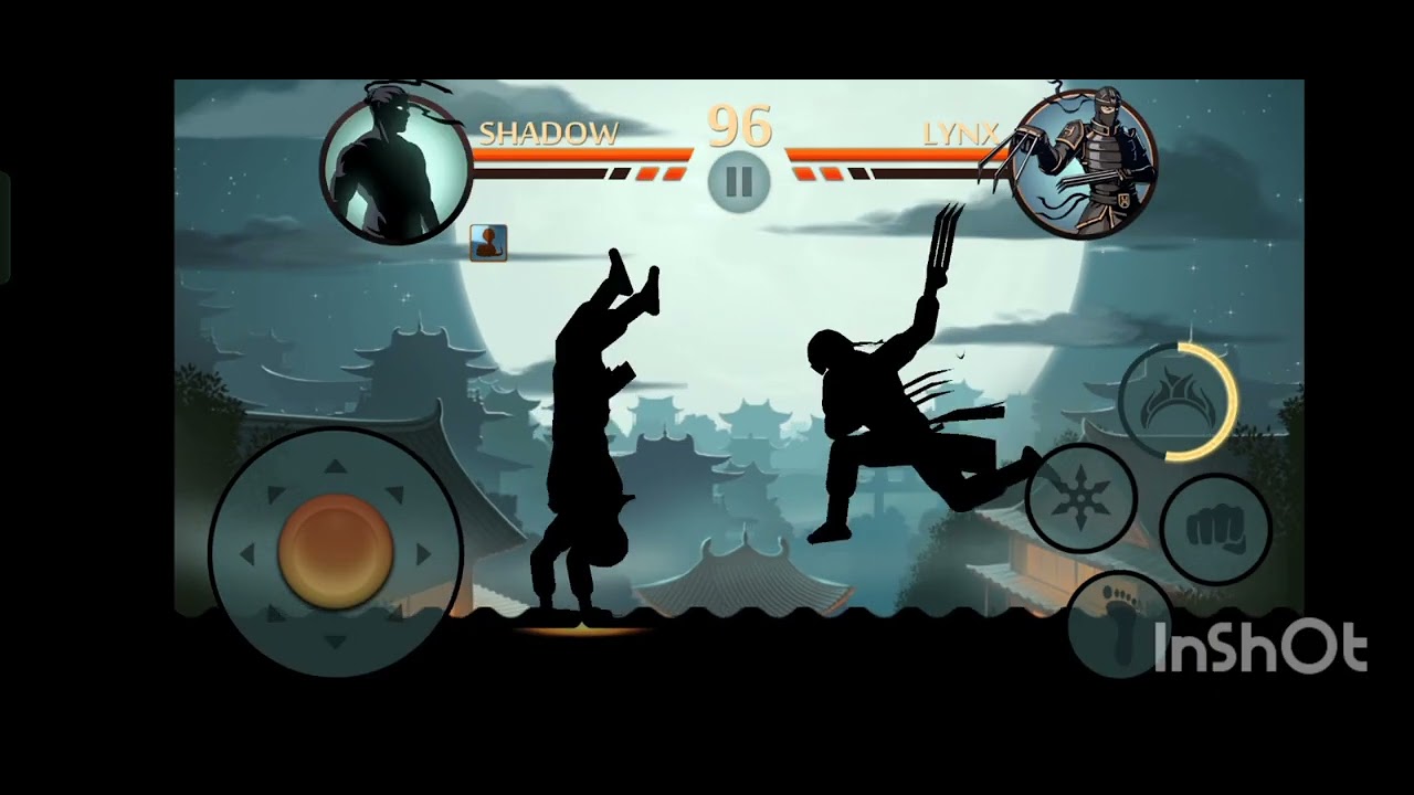 Beating lynx (eclipse) on shadow fight 2 