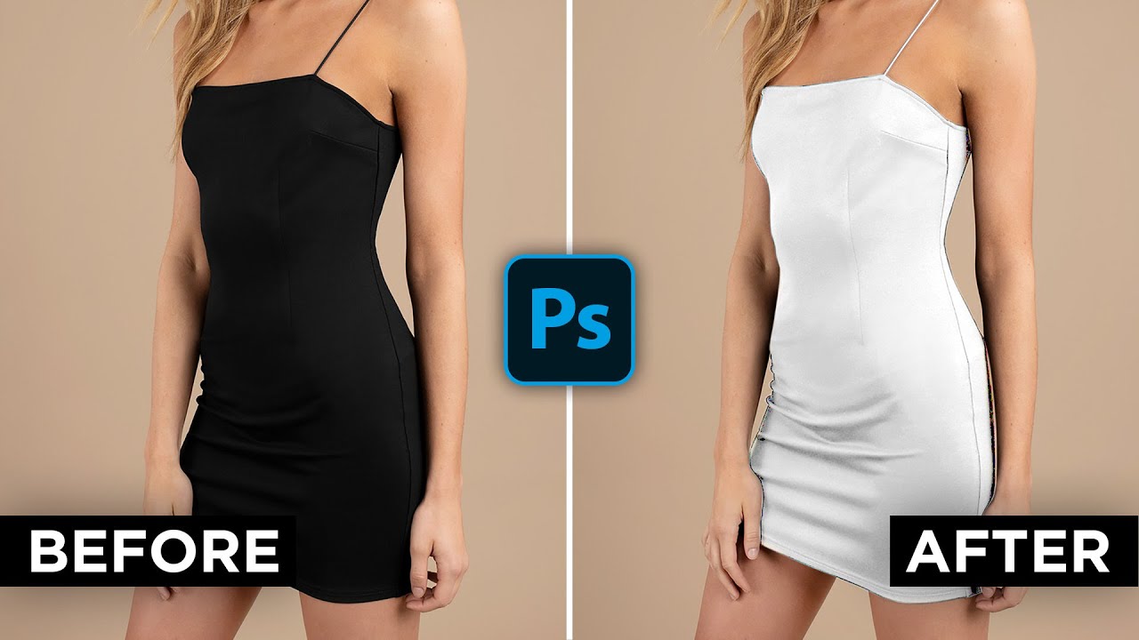 Как преобразовать черный цвет в белый с помощью Photoshop CC (2-минутный урок)