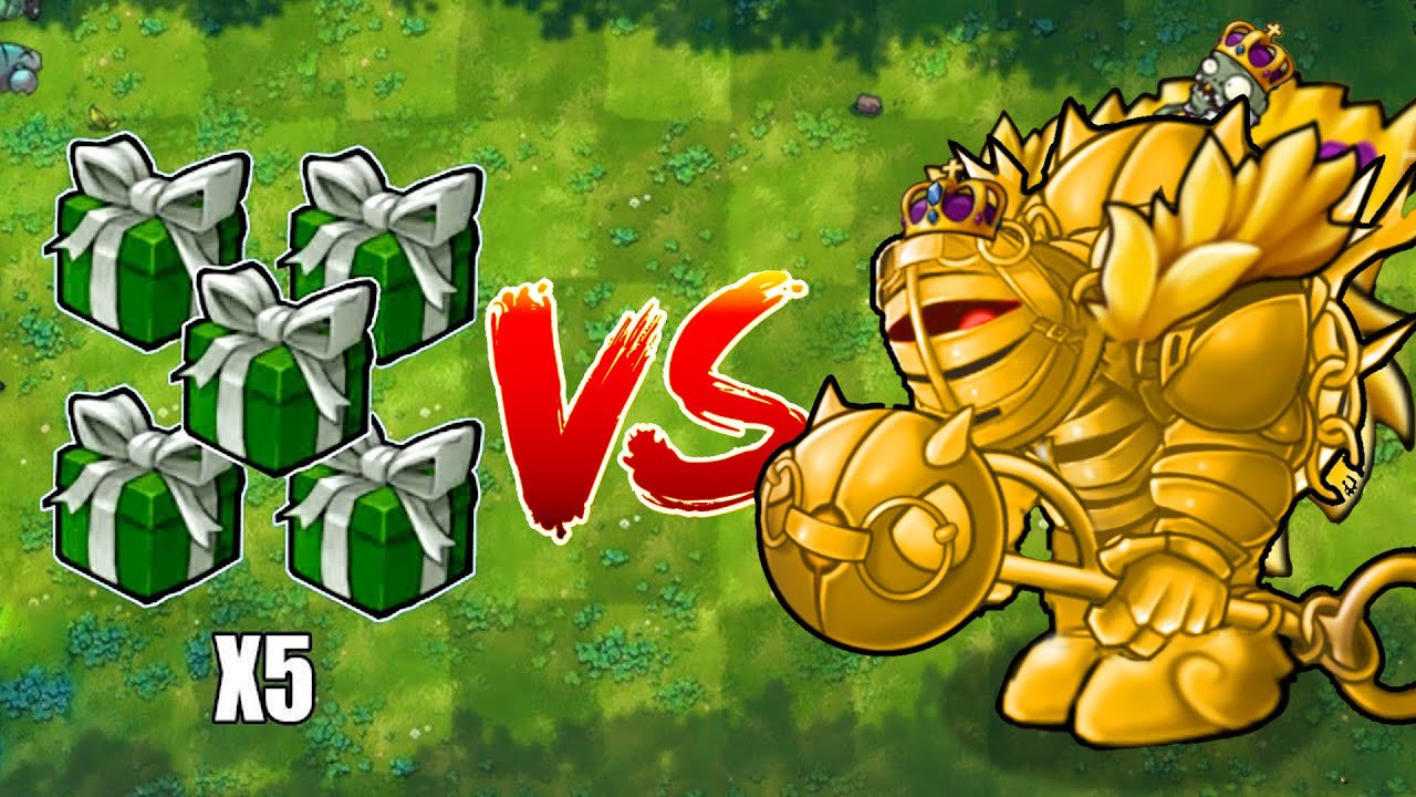 PVZ 1 Fusion 3.1 Challenge!! 5 Green Plants Box VS 300 Zombie Random - Who Will Win?
