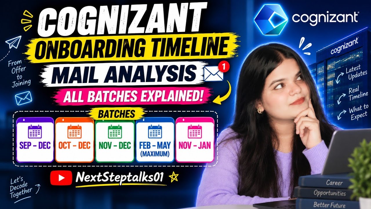 Cognizant Onboarding Timeline EXPLAINED| Joining Soon | All Batches & Mail Analysis📩| Latest Update