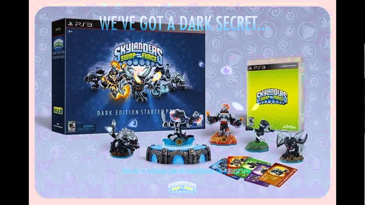Skylanders Swap Force Dark Edition Starter Pack!!!! Dark Skylanders!