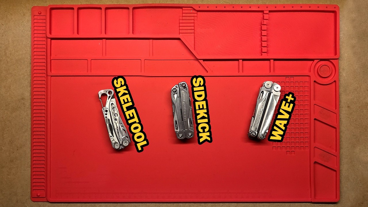 Leatherman Skeletool против Sidekick против Wave+