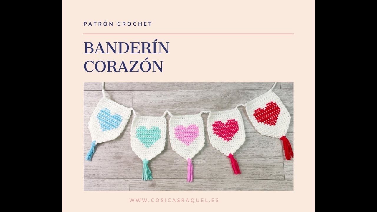 banderín corazón
