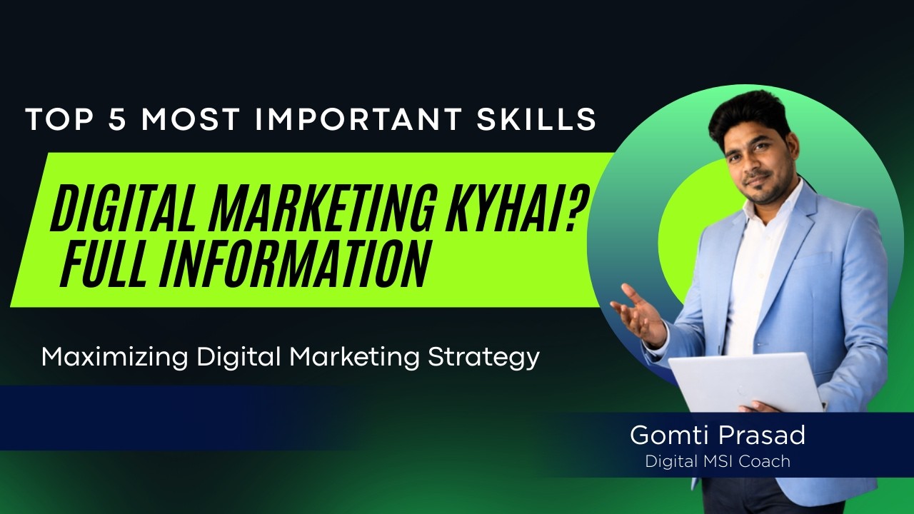 Digital Marketing Kya Hai? Full Information + Top 5 Most Important Skills |  Disha Nirman Academy