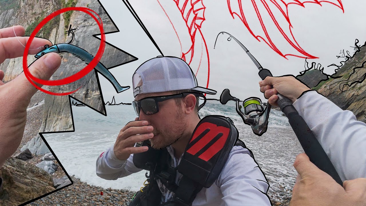 PESCA de ROBALO de 4KG con la CAÑA JUMPRIZE FINESSE || BATALLA EPICA