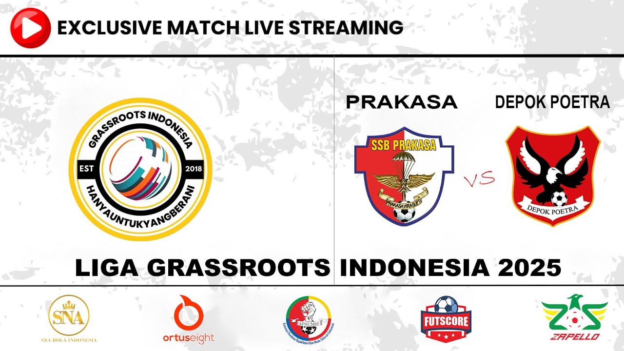 Prakasa Kuning vs Depok Poetra | Liga Grassroots Indonesia 2025 JABODETABEK LIVE Lapangan 3