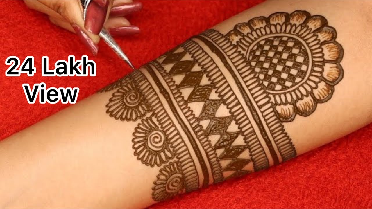Wedding Bridal Mehndi Design||Easy Stylish Full Hand Dulhan Mehndi Designs||Simple Front Hand Mehndi