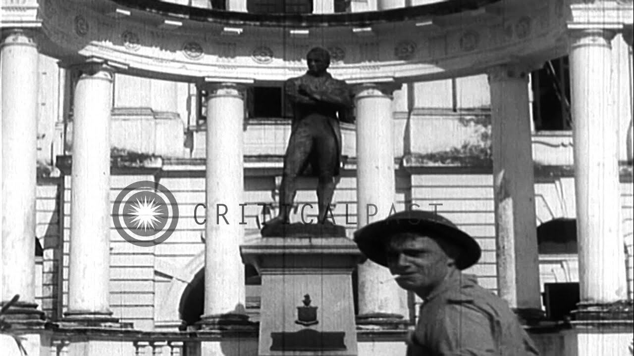 The Fall of Singapore to the Japanese in World War II HD Stock Footage