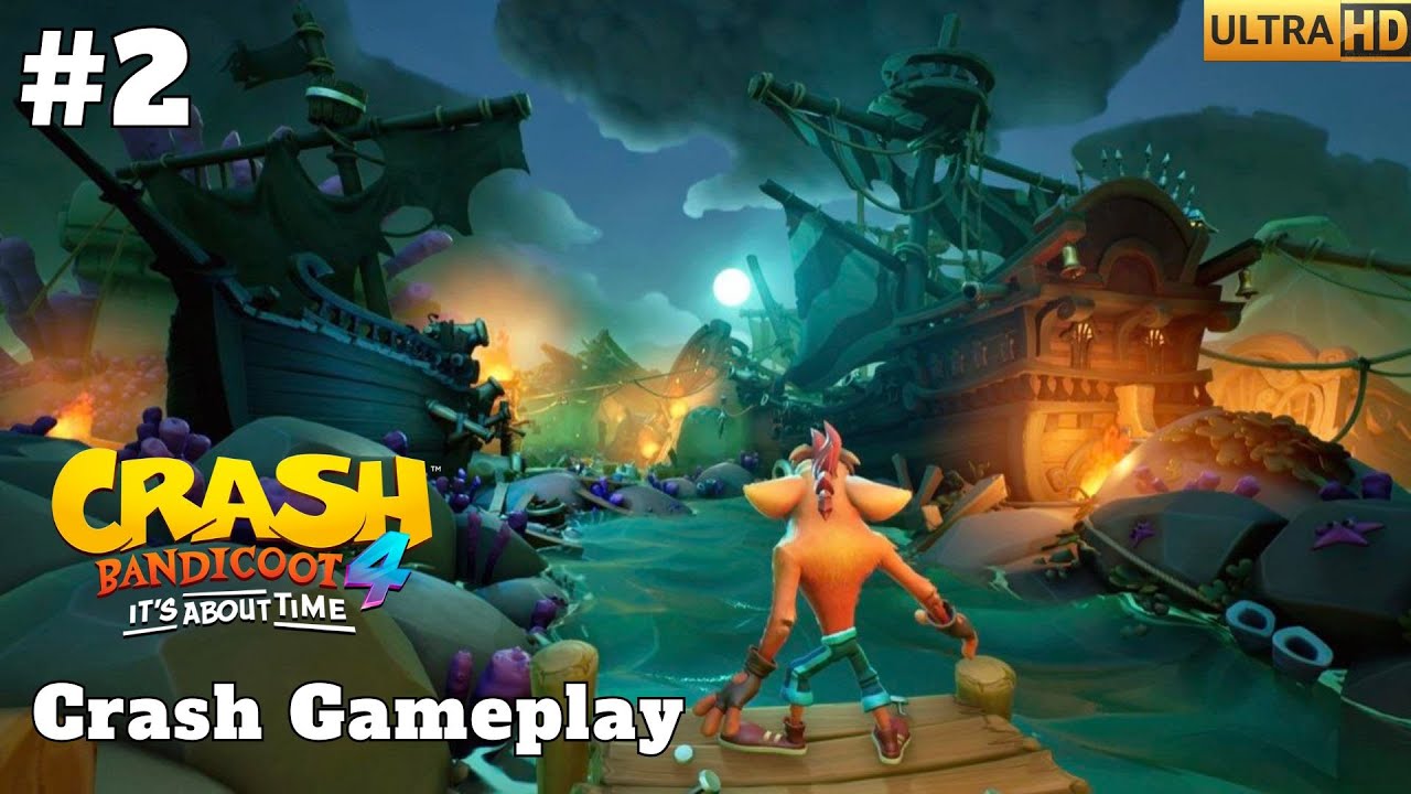 CRASH BANDICOOT 4 IT'S ABOUT TIME  - JETBOARD JETTY #2 Gameplay Walkthrough ULTRA HD