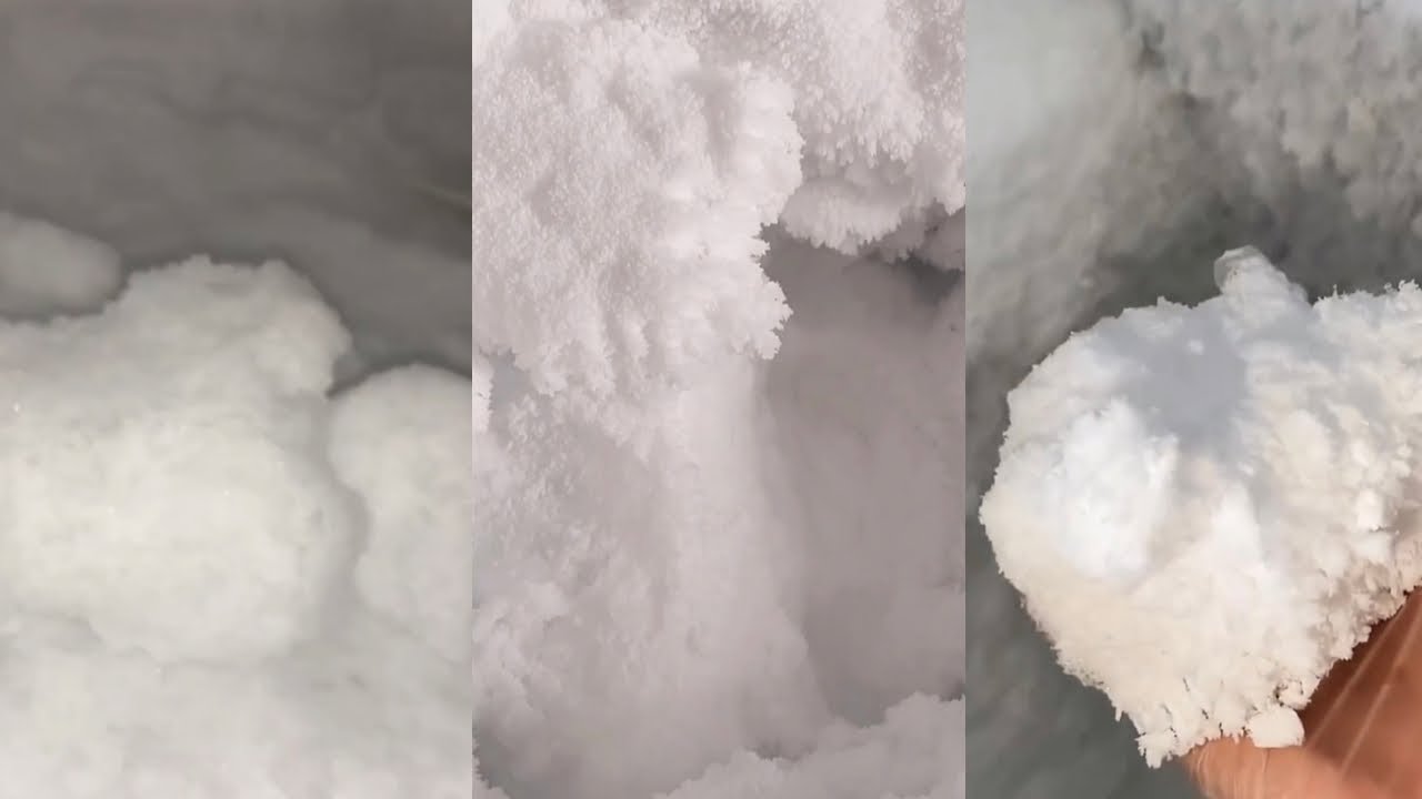 (ASMR COMPILATION) 2 HOUR NON STOP FREEZER FROST EATING / ICE EATING ASMR