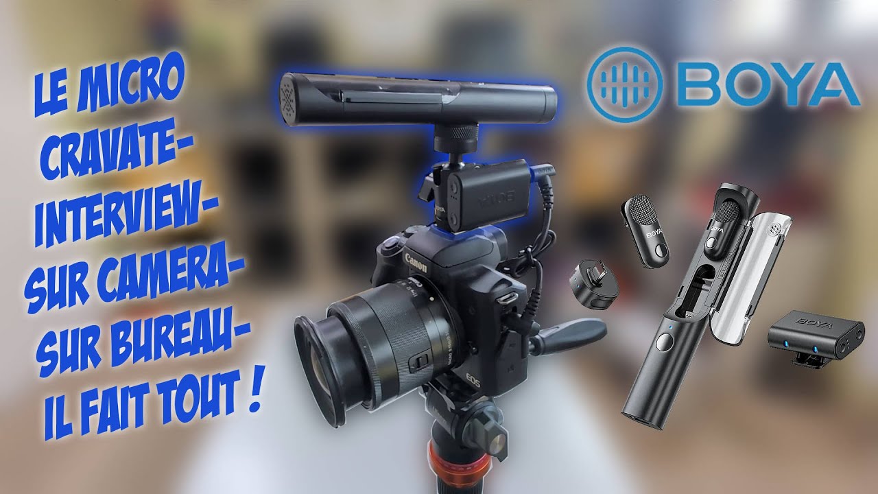 Boya Magic : le micro transformable en 4 !