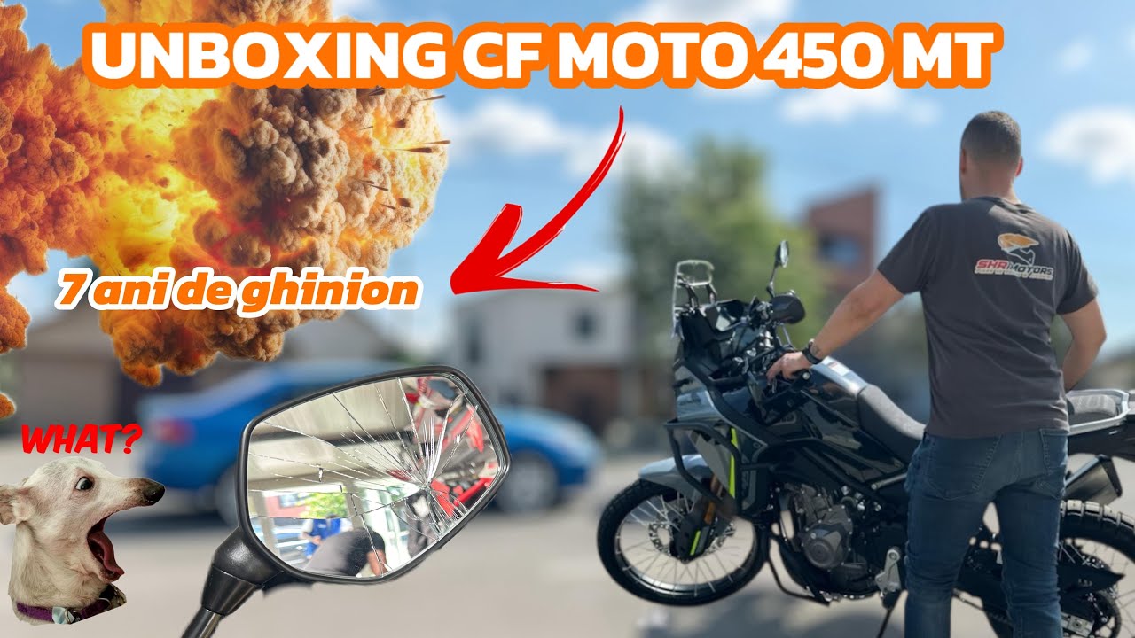 Распаковка CF Moto MT450 2025