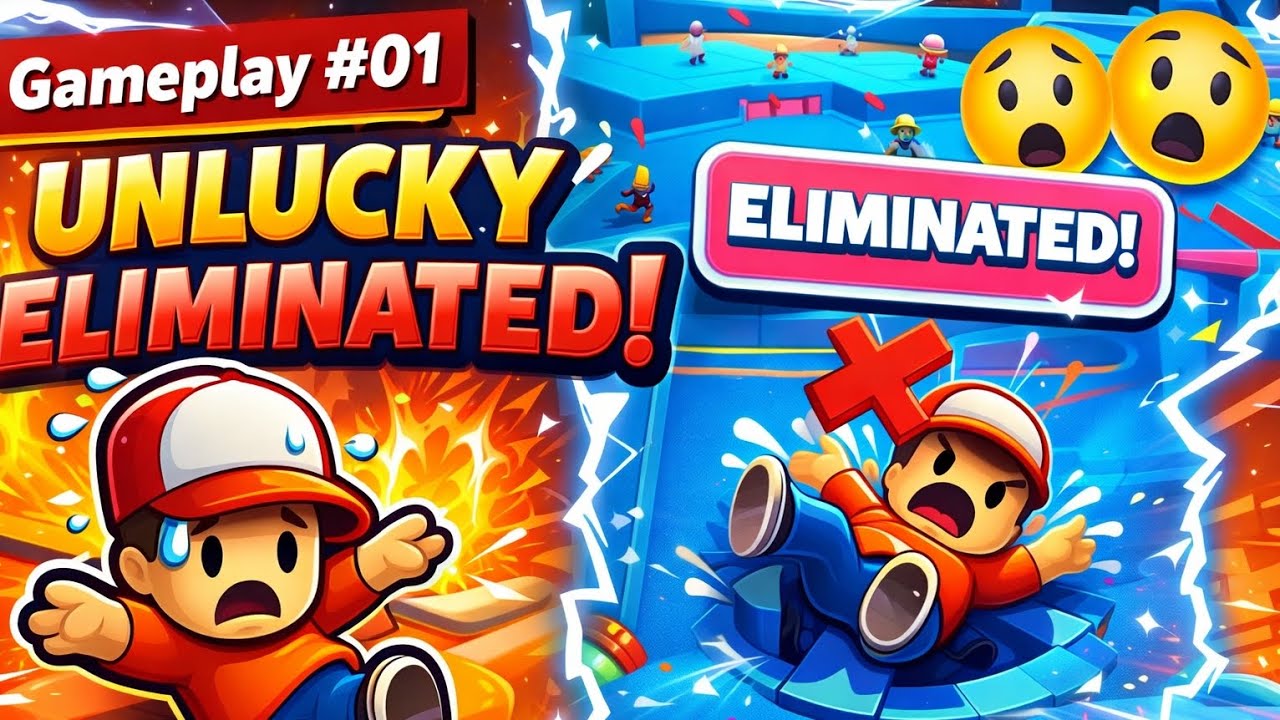 “Gameplay #01 | Stumble Guys Chaos! Unlucky Eliminations in First Match 😱”
