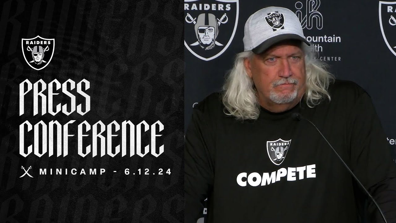 Rob Ryan, Cadillac Williams and James Cregg Presser - 6.12.24 | Raiders | NFL
