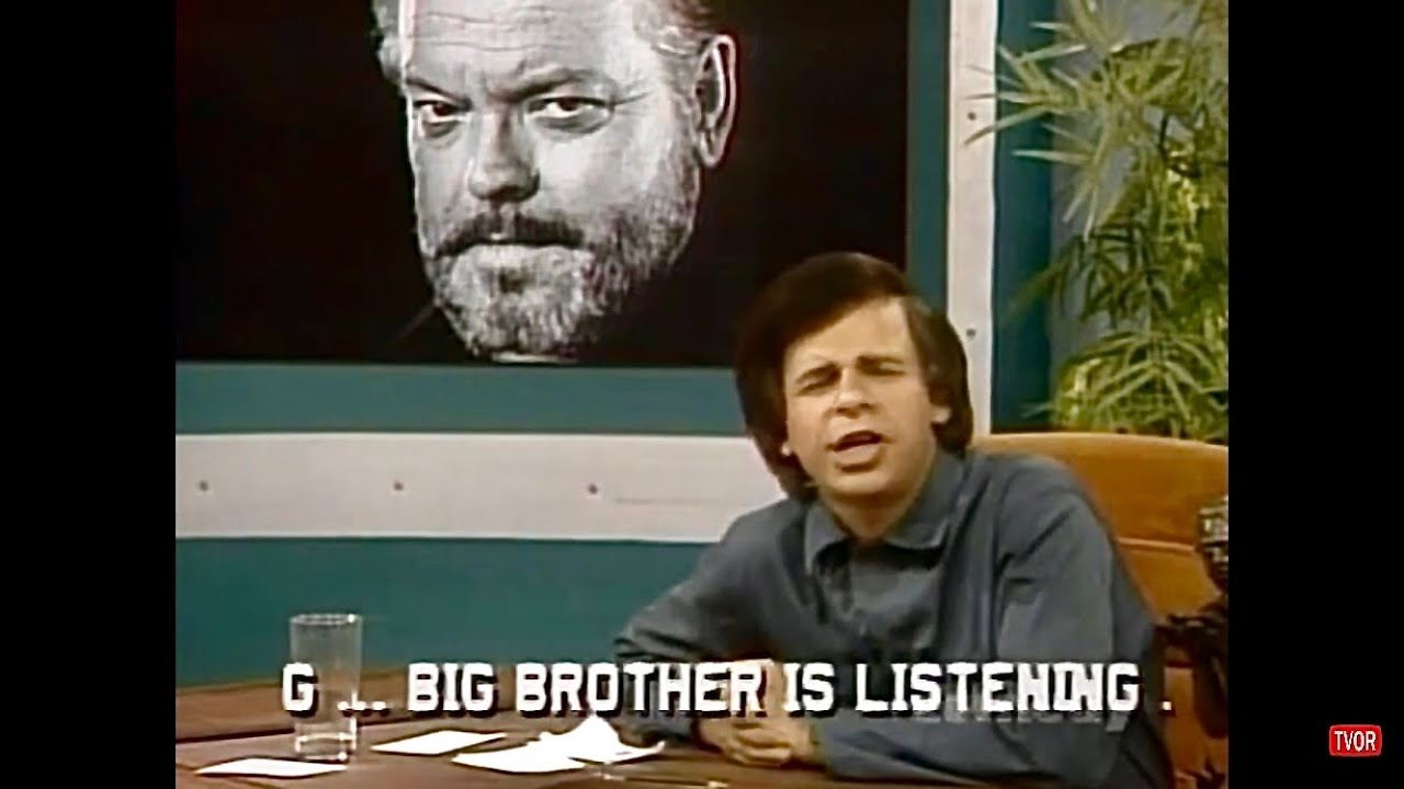 SCTV (1984) BIG BROTHER is watching you watching TELESCREEN