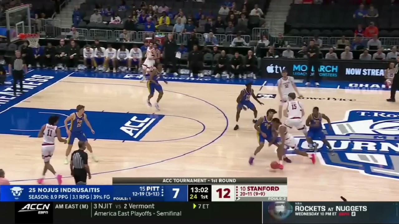 Pitt ACC Tournament: Damarco Minor Voice Overlay, 2025-2026 Season