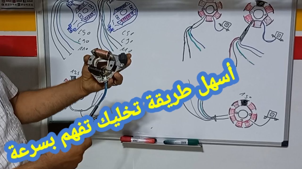 احسن طريقة تخليك تفهم كهرباء المحرك بالكامل وبسهولة