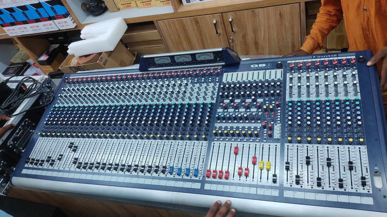 GB 8 Soundcraft  32 Channel mixer Ken gupta agencies ambikapur