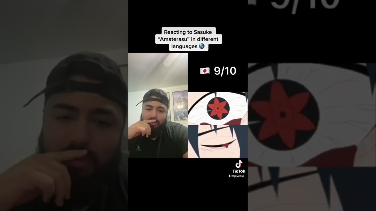 Sasuke &ldquo;Amaterasu&rdquo; in different languages