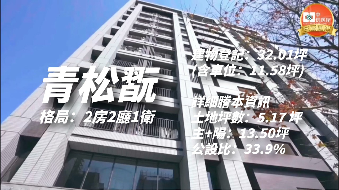 房屋開箱｜青松翫｜#屋齡極新 #中信推薦 #我愛鳳鳴
